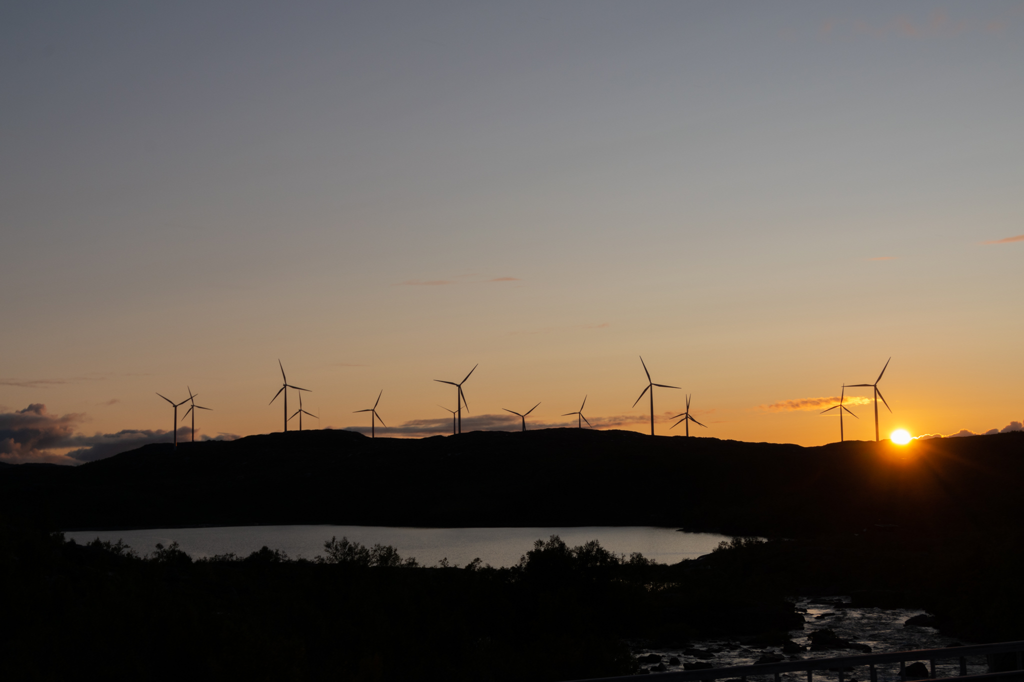 Coucher de soleil vers Abisko