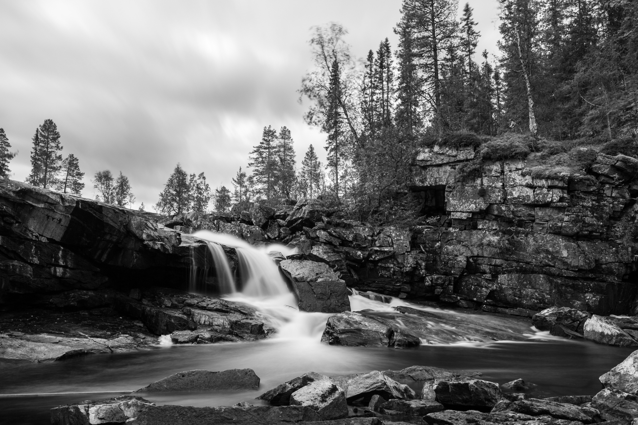 Rivière = longue expo