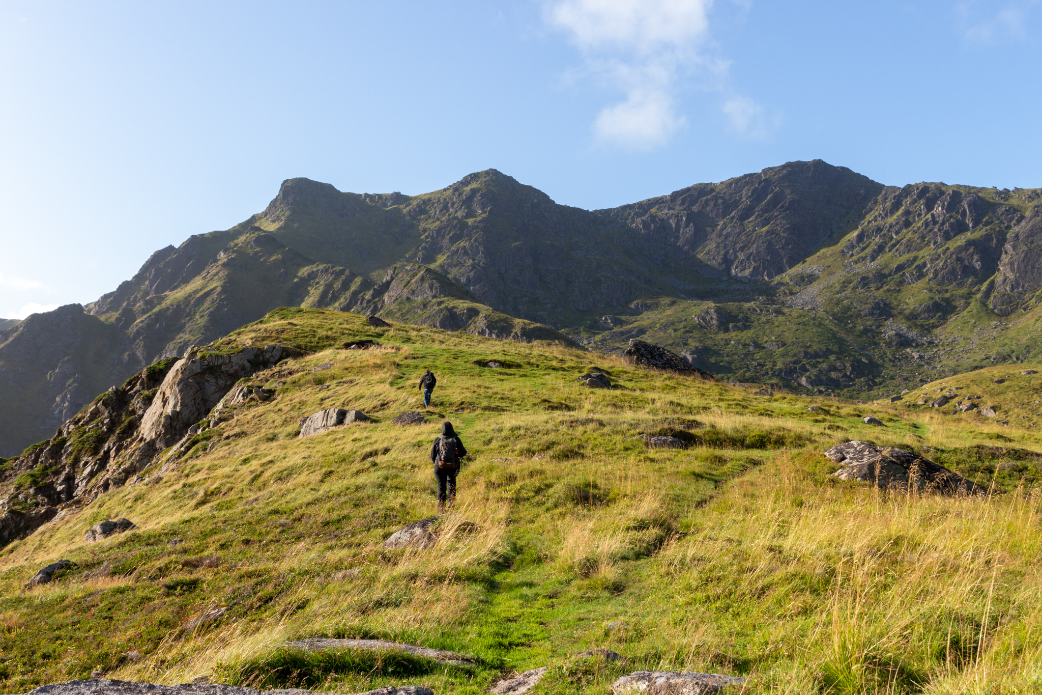 Dernière montée en longeant la crête