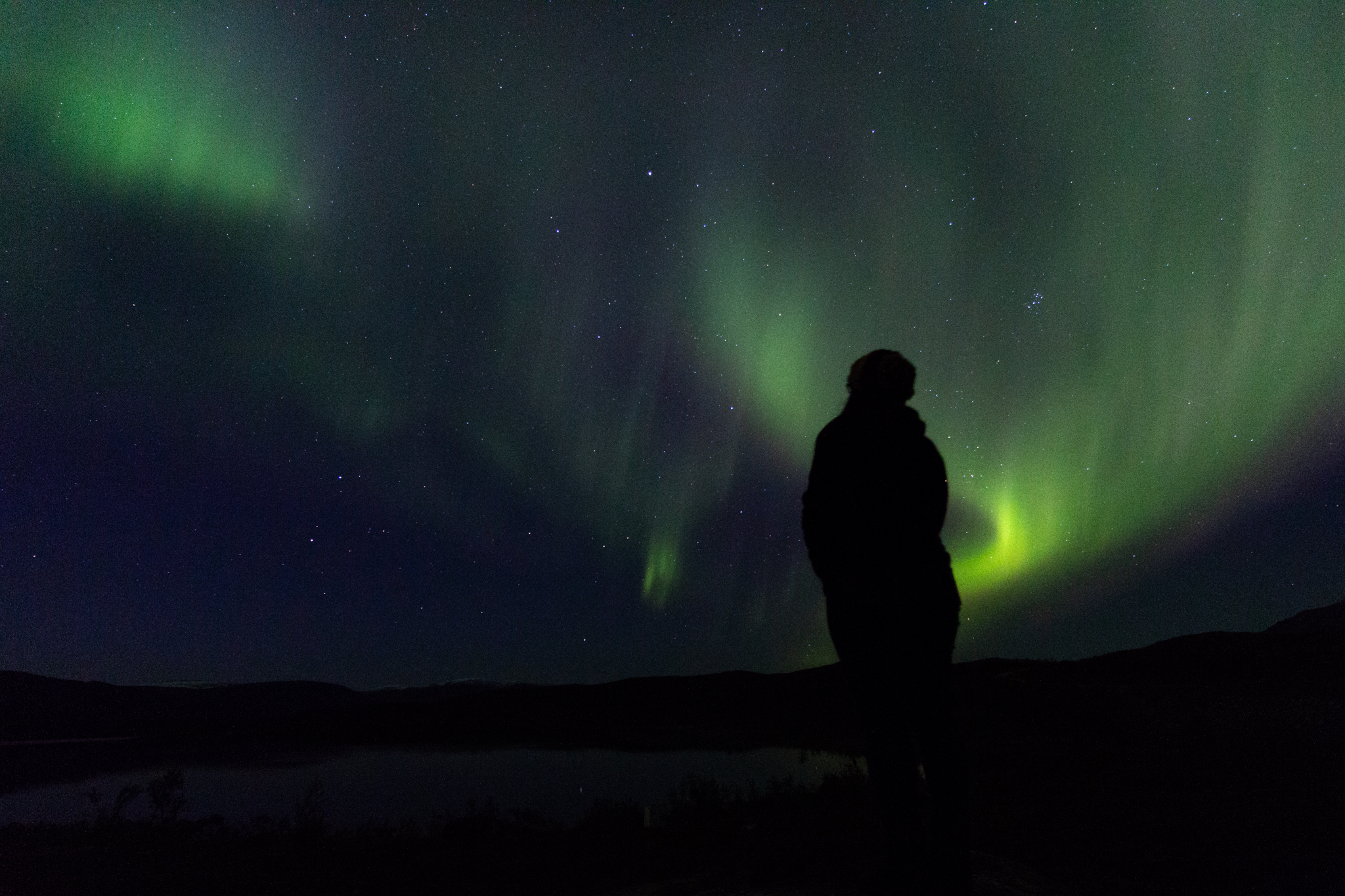 Cam devant les aurores
